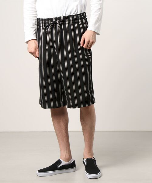 TACASI（タキャシ）の「TA CA Si / STRIPE イージーショーツ（その他パンツ・メンズ・ブラック・ONE SIZE）」の8枚目の写真