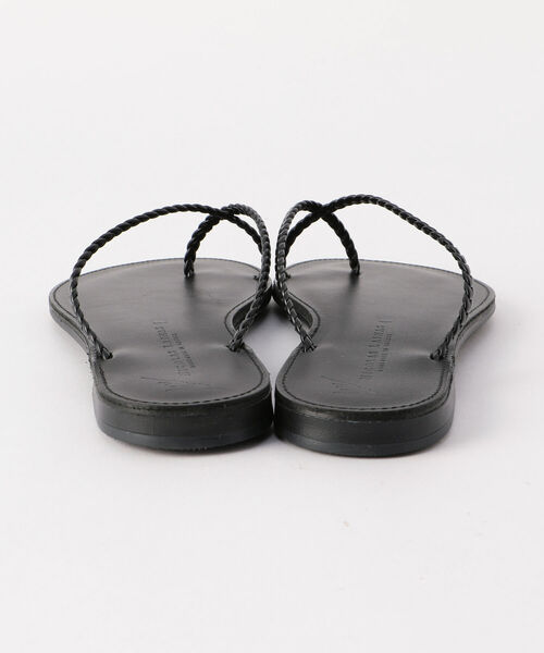 NICOLAS LAINAS（ニコラスライナス）の「【NICOLAS LAINAS/ ニコラスライナス】編み細ひもトングサンダル（サンダル・レディース・ブラック・38/36/37）」の14枚目の写真