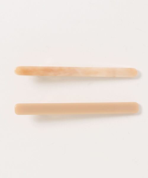 tone(トーン)の「【Kukulu TOKYO】Slender ヘアクリップ【2本set】(バレッタ/ヘアクリップ・レディース・グレー/ブラウン/ベージュ/パープル・FREE)」の9枚目の写真