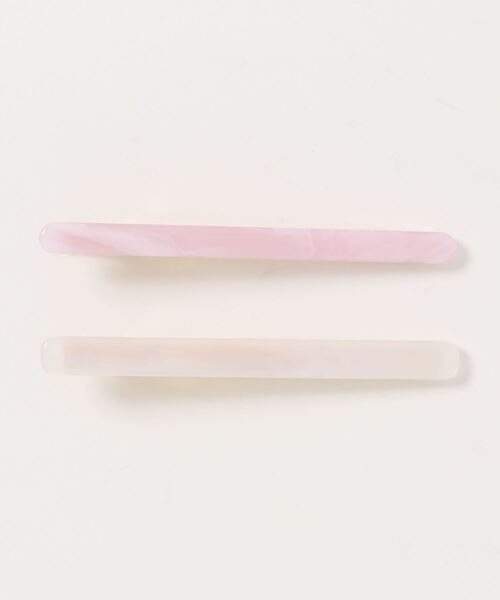 tone(トーン)の「【Kukulu TOKYO】Slender ヘアクリップ【2本set】(バレッタ/ヘアクリップ・レディース・グレー/ブラウン/ベージュ/パープル・FREE)」の7枚目の写真