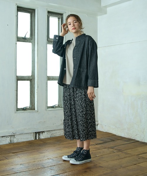 PUAL CE CIN(ピュアルセシン)の「【Du noir】デニムジャケット(その他アウター・レディース・インディゴブルー/ブラック・FREE)」の12枚目の写真