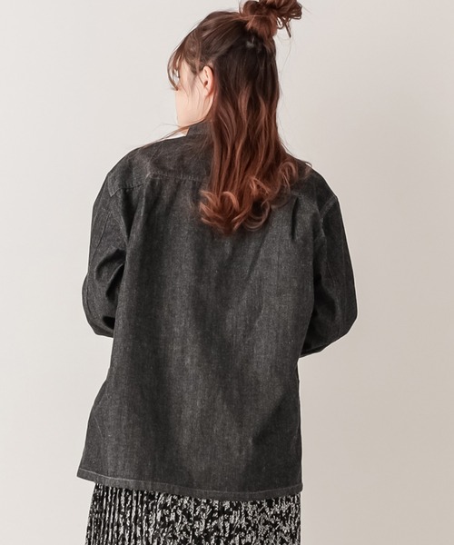 PUAL CE CIN(ピュアルセシン)の「【Du noir】デニムジャケット(その他アウター・レディース・インディゴブルー/ブラック・FREE)」の18枚目の写真
