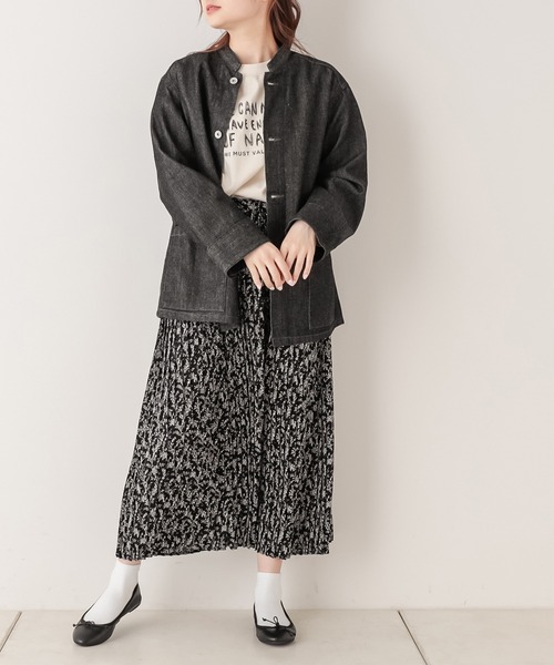 PUAL CE CIN(ピュアルセシン)の「【Du noir】デニムジャケット(その他アウター・レディース・インディゴブルー/ブラック・FREE)」の19枚目の写真