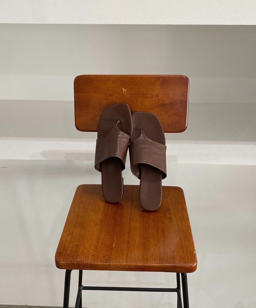 lawgy（ラウジー）の「flat tong sandal（サンダル・レディース・ブラック/ベージュ/ブラウン・S/M/L）」の7枚目の写真