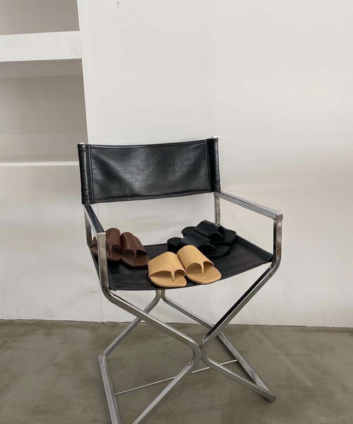 lawgy（ラウジー）の「flat tong sandal（サンダル・レディース・ブラック/ベージュ/ブラウン・S/M/L）」の9枚目の写真