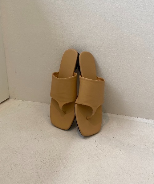 lawgy（ラウジー）の「flat tong sandal（サンダル・レディース・ブラック/ベージュ/ブラウン・S/M/L）」の11枚目の写真