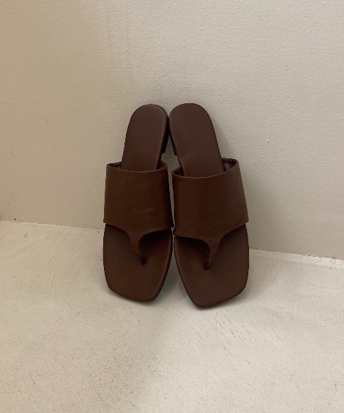 lawgy（ラウジー）の「flat tong sandal（サンダル・レディース・ブラック/ベージュ/ブラウン・S/M/L）」の13枚目の写真