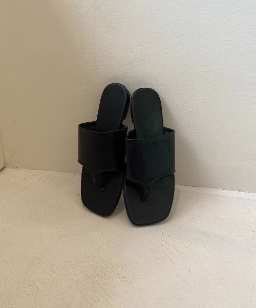 lawgy（ラウジー）の「flat tong sandal（サンダル・レディース・ブラック/ベージュ/ブラウン・S/M/L）」の15枚目の写真