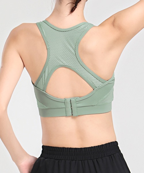 DAY CLOSET（デイ クローゼット）の「吸汗速乾 3段階調節可 バックシャンフィットネスヨガブラトップ（スポーツブラ・レディース・ブラック/グレー/ミント/ワイン・LL/S/M/L）」の10枚目の写真