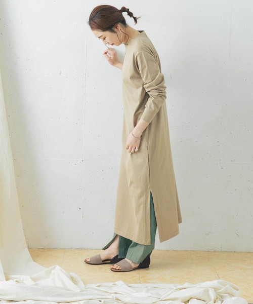 URBAN RESEARCH ROSSO WOMEN(アーバンリサーチ ロッソ)の「GICIPI AMETISTA(ワンピース・レディース・ベージュ/イエロー・-)」の18枚目の写真