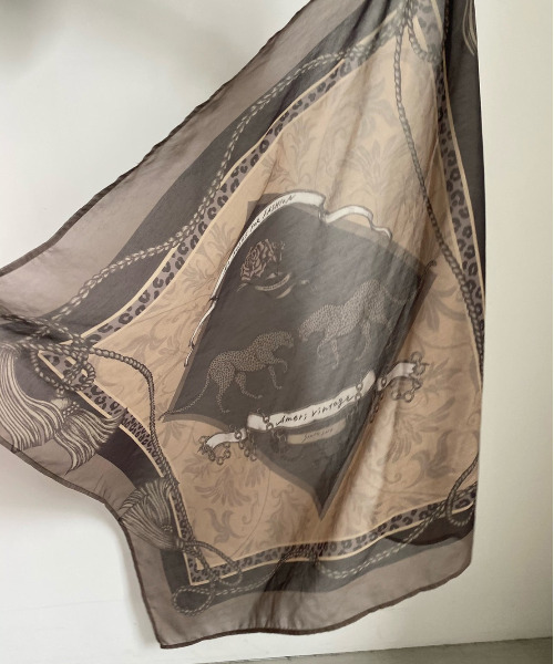 Ameri MEDI TWIN CHEETAH SCARF