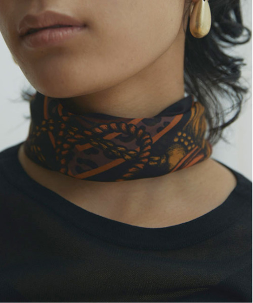 Ameri（アメリ）の「MEDI TWIN CHEETAH SCARF（バンダナ