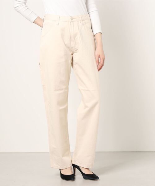 Wrangler（ラングラー）の「Wrangler/ラングラー ペインターパンツ ワークパンツ/ユニセックス（デニムパンツ・メンズ・キナリ/ブラック/ライトインディゴブルー/ワンウォッシュ・S/M/L/XL）」の7枚目の写真