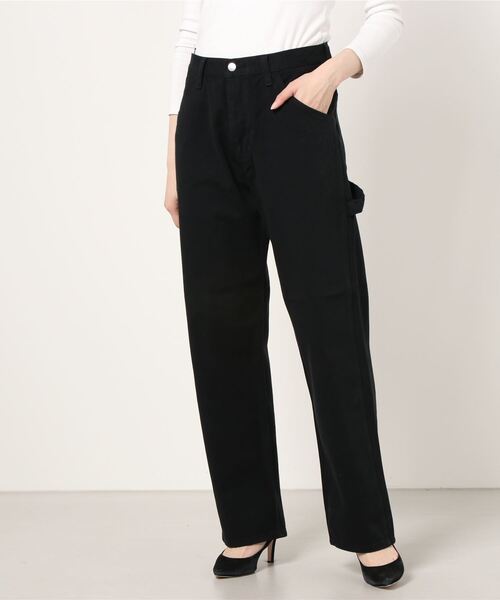 Wrangler（ラングラー）の「Wrangler/ラングラー ペインターパンツ ワークパンツ/ユニセックス（デニムパンツ・メンズ・キナリ/ブラック/ライトインディゴブルー/ワンウォッシュ・S/M/L/XL）」の8枚目の写真