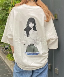 WEGO | WEGO/ヘビーウエイト イラストロゴビッグシルエットTシャツ(Tシャツ/カットソー)