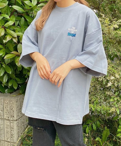 WEGO（ウィゴー）の「WEGO/ヘビーウエイト イラストロゴビッグシルエットTシャツ（Tシャツ/カットソー・メンズ・ブラック/イエロー/ブルー/サックスブルー/ホワイト/グリーン/ホワイト系その他・MEDIUM/LARGE）」の21枚目の写真