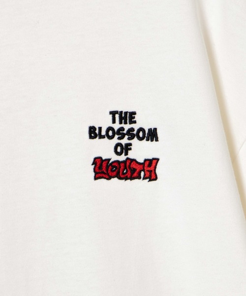 Wego ヘビーウエイト イラストロゴビッグシルエットtシャツ