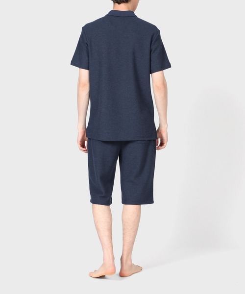 Paul Smith（ポールスミス）の「【ラウンジウェア】メッシュポロシャツ / 883703 7322S（ポロシャツ・メンズ・ネイビー/ホワイト/ブルー・LARGE/MEDIUM）」の14枚目の写真