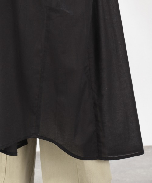 LOWRYS FARM（ローリーズファーム）の「ソデボリュームボイルワンピース　952215（ワンピース・レディース・オフホワイト/ブラック/ダークブラウン/ブルー/イエロー・FREE）」の21枚目の写真