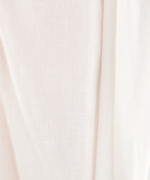 LOWRYS FARM（ローリーズファーム）の「ソデボリュームボイルワンピース　952215（ワンピース・レディース・オフホワイト/ブラック/ダークブラウン/ブルー/イエロー・FREE）」の9枚目の写真