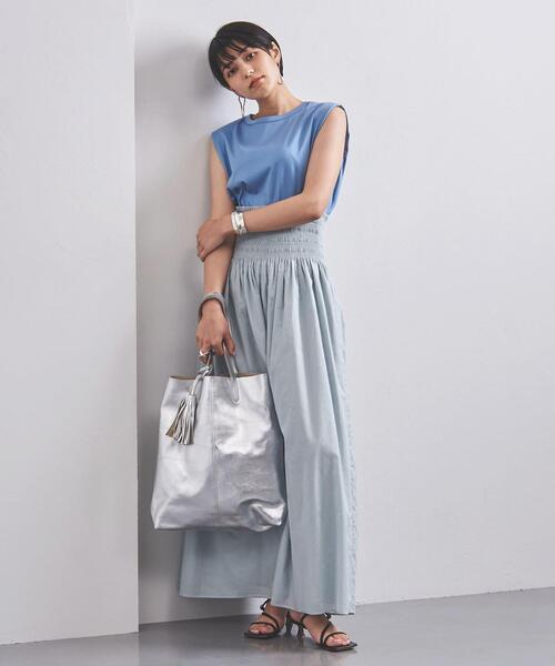 【美品】 ユナイテッドアローズ シャーリング 2way キャミソール ワンピース UNITED ARROWS（ユナイテッドアローズ）の「UWCC C シャーリング