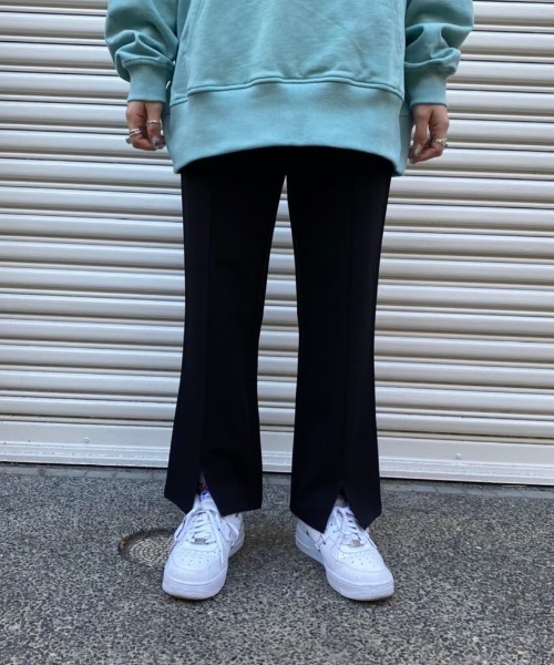 Ctr1（コントロール）の「Ctr1/コントロール/フレアスラックスパンツ（その他パンツ・レディース・ブラック/ベージュ・SMALL/MEDIUM）」の12枚目の写真