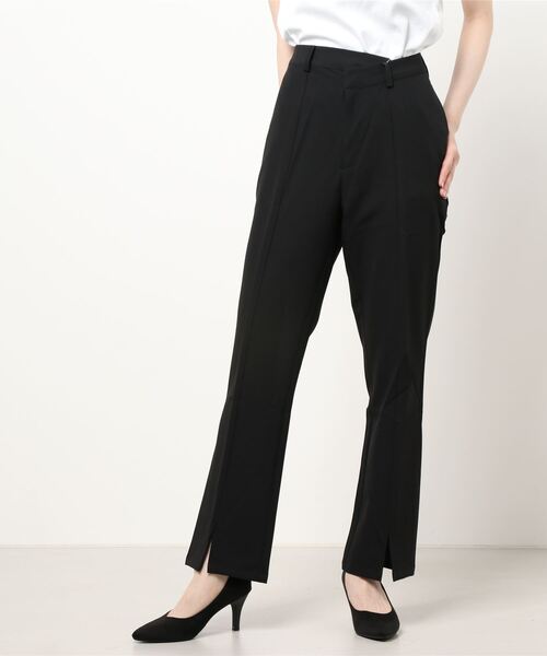 Ctr1（コントロール）の「Ctr1/コントロール/フレアスラックスパンツ（その他パンツ・レディース・ブラック/ベージュ・SMALL/MEDIUM）」の15枚目の写真