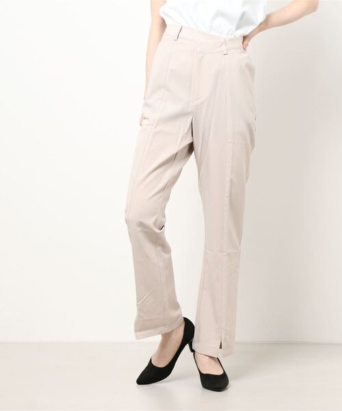 Ctr1（コントロール）の「Ctr1/コントロール/フレアスラックスパンツ（その他パンツ・レディース・ブラック/ベージュ・SMALL/MEDIUM）」の16枚目の写真