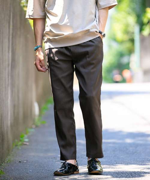 ITEMS URBANRESEARCH(アイテムズ アーバンリサーチ)の「【セットアップ着用可能】パナマイージーパンツ(その他パンツ・メンズ・ネイビー/ブラック/ブラウン・MEDIUM/LARGE)」の3枚目の写真