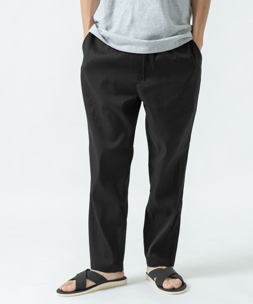 ITEMS URBANRESEARCH(アイテムズ アーバンリサーチ)の「【セットアップ着用可能】パナマイージーパンツ(その他パンツ・メンズ・ネイビー/ブラック/ブラウン・MEDIUM/LARGE)」の2枚目の写真