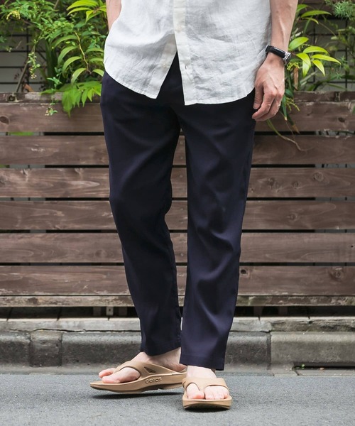 ITEMS URBANRESEARCH(アイテムズ アーバンリサーチ)の「【セットアップ着用可能】パナマイージーパンツ(その他パンツ・メンズ・ネイビー/ブラック/ブラウン・MEDIUM/LARGE)」の17枚目の写真