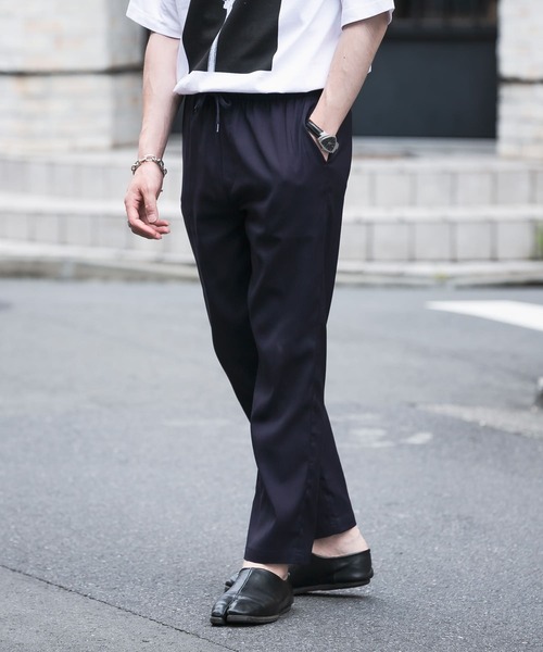 ITEMS URBANRESEARCH(アイテムズ アーバンリサーチ)の「【セットアップ着用可能】パナマイージーパンツ(その他パンツ・メンズ・ネイビー/ブラック/ブラウン・MEDIUM/LARGE)」の11枚目の写真
