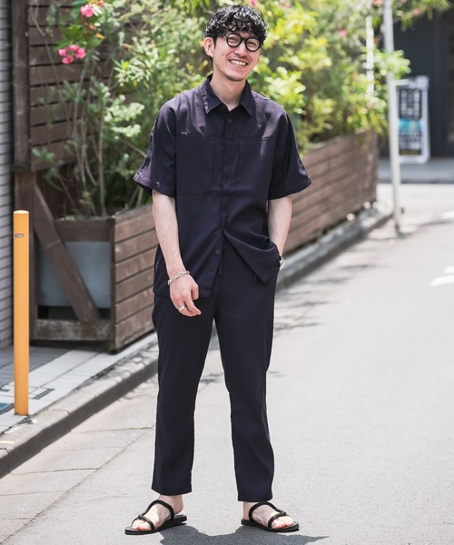 ITEMS URBANRESEARCH(アイテムズ アーバンリサーチ)の「【セットアップ着用可能】パナマイージーパンツ(その他パンツ・メンズ・ネイビー/ブラック/ブラウン・MEDIUM/LARGE)」の9枚目の写真