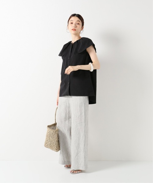 plage(プラージュ)の「ヴィンテージカラーブラウス◆(シャツ/ブラウス・レディース・ブラック/ベージュ・FREE)」の7枚目の写真