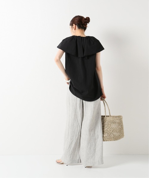 plage(プラージュ)の「ヴィンテージカラーブラウス◆(シャツ/ブラウス・レディース・ブラック/ベージュ・FREE)」の3枚目の写真