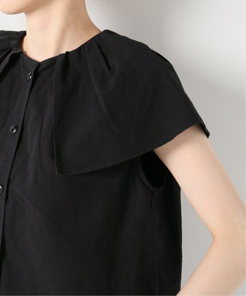 plage(プラージュ)の「ヴィンテージカラーブラウス◆(シャツ/ブラウス・レディース・ブラック/ベージュ・FREE)」の4枚目の写真