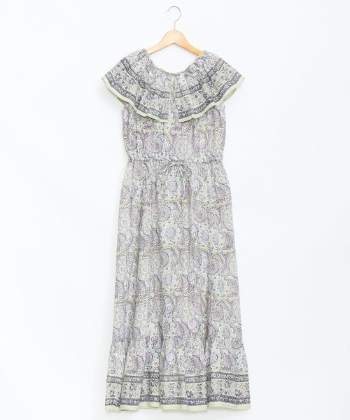 AS KNOW AS PINKY（アズノゥアズピンキー）の「インド舞い降りる花弁ワンピース（ワンピース・レディース・グリーン系/ネイビー系/ピンク系・FREE）」の15枚目の写真