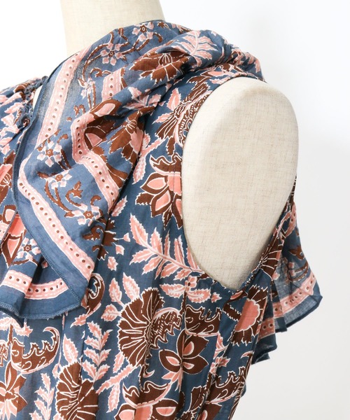 AS KNOW AS PINKY（アズノゥアズピンキー）の「インド舞い降りる花弁ワンピース（ワンピース・レディース・グリーン系/ネイビー系/ピンク系・FREE）」の17枚目の写真