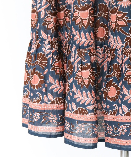 AS KNOW AS PINKY（アズノゥアズピンキー）の「インド舞い降りる花弁ワンピース（ワンピース・レディース・グリーン系/ネイビー系/ピンク系・FREE）」の11枚目の写真