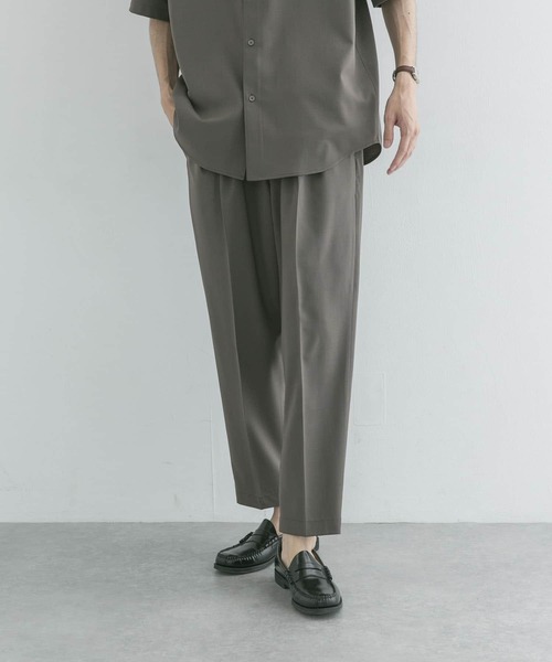 URBAN RESEARCH（アーバンリサーチ）の「WASHABLEウールイージートラウザー（その他パンツ・メンズ・ライトグレー/ネイビー/グレー系その他・MEDIUM/LARGE）」の2枚目の写真