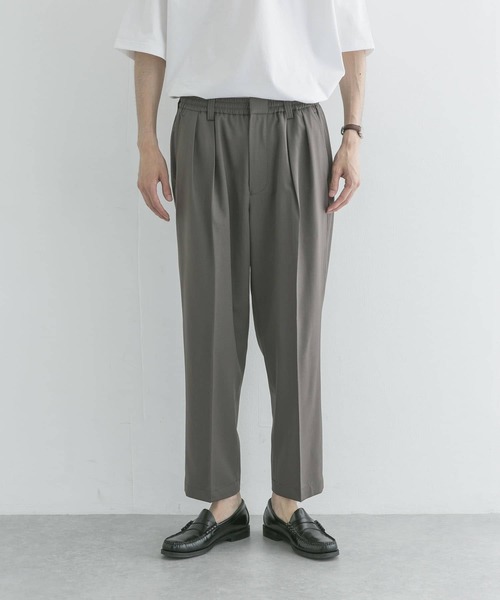 URBAN RESEARCH（アーバンリサーチ）の「WASHABLEウールイージートラウザー（その他パンツ・メンズ・ライトグレー/ネイビー/グレー系その他・MEDIUM/LARGE）」の10枚目の写真