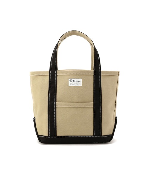 ORCIVAL(オーシバル)の「【ORCIVAL】キャンバストートバッグ 小(トートバッグ・レディース・ブラック/アイボリー/B/C/ブラック系その他/グレー系その他/ブラウン系その他/A・-)」の7枚目の写真