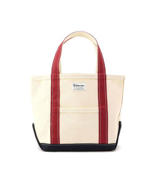 ORCIVAL(オーシバル)の「【ORCIVAL】キャンバストートバッグ 小(トートバッグ・レディース・ブラック/アイボリー/B/C/ブラック系その他/グレー系その他/ブラウン系その他/A・-)」の1枚目の写真
