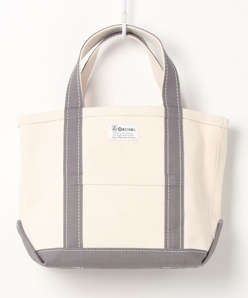ORCIVAL(オーシバル)の「【ORCIVAL】キャンバストートバッグ 小(トートバッグ・レディース・ブラック/アイボリー/B/C/ブラック系その他/グレー系その他/ブラウン系その他/A・-)」の18枚目の写真