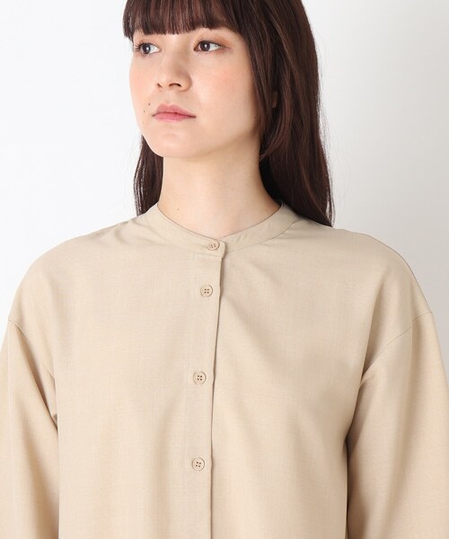 DRESKIP（ドレスキップ）の「◆バックティアードロングワンピース（ワンピース・レディース・カーキ/ライトベージュ/ネイビー・02/03/04）」の5枚目の写真