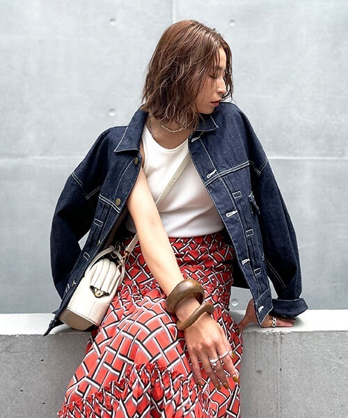 【happy】クレドナ CREDONA ワンウォッシュショートGジャン credona ワンウォッシュショートGジャン IND