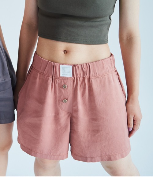 STOCK(ストック)の「She and him pants(その他パンツ・レディース・チャコールグレー/ピンクベージュ・FREE)」の1枚目の写真