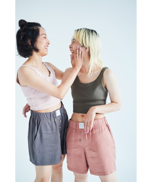STOCK(ストック)の「She and him pants(その他パンツ・レディース・チャコールグレー/ピンクベージュ・FREE)」の13枚目の写真