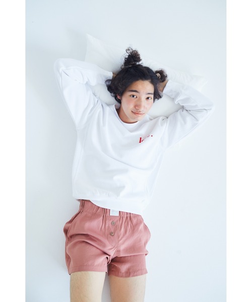 STOCK(ストック)の「She and him pants(その他パンツ・レディース・チャコールグレー/ピンクベージュ・FREE)」の9枚目の写真