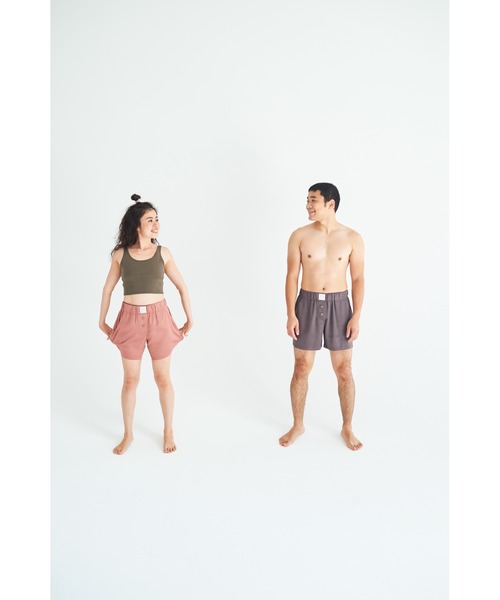STOCK(ストック)の「She and him pants(その他パンツ・レディース・チャコールグレー/ピンクベージュ・FREE)」の3枚目の写真